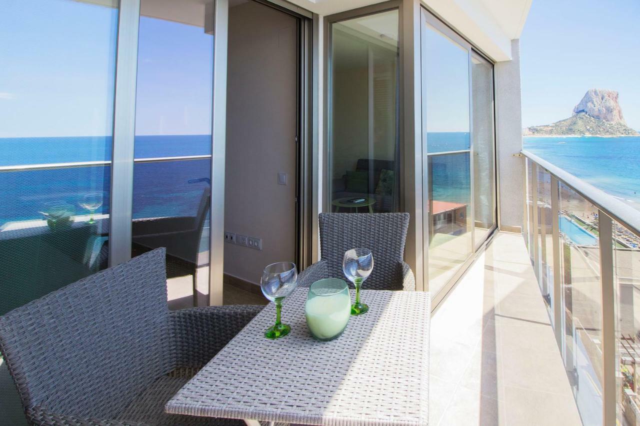 Beautiful Frontline Apartment Melioria With Panoramic Seaview Calpe Exterior photo